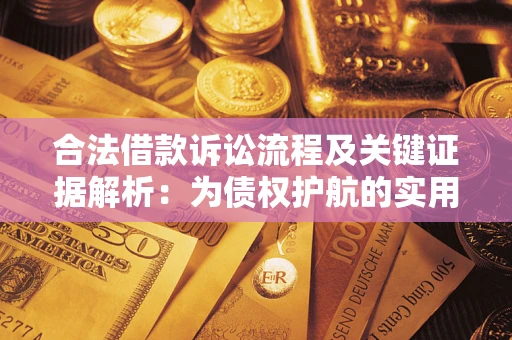 济南合法借款诉讼流程及关键证据解析：为债权护航的实用指南