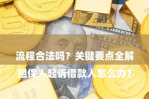 济南

担保人起诉借款人怎么办？流程合法吗？关键要点全解析