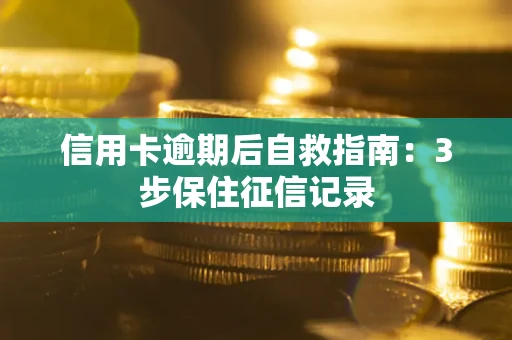 济南信用卡逾期后自救指南：3步保住征信记录