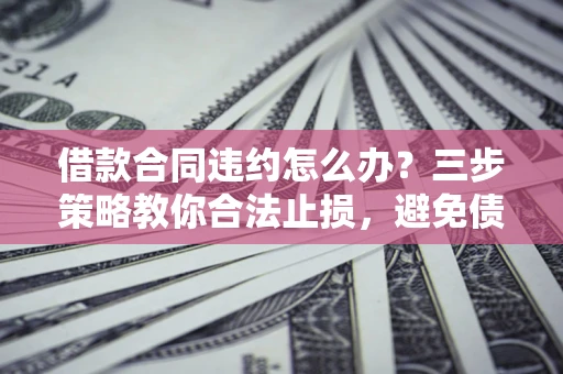 济南借款合同违约怎么办？三步策略教你合法止损，避免债务危机升级