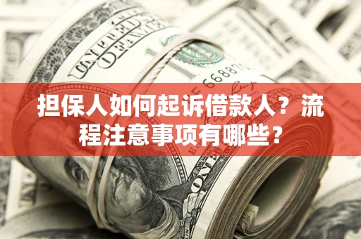 济南担保人如何起诉借款人？流程注意事项有哪些？